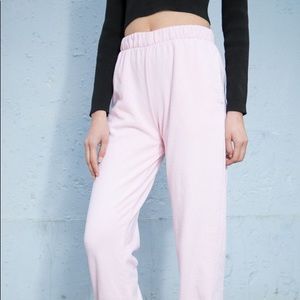 Light pink Brandy Melville Rosa sweatpants